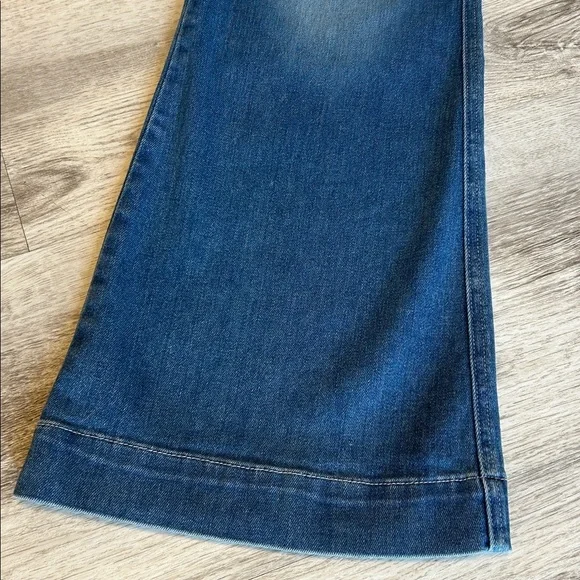 Veronica Beard Carson High-Rise Ankle Flare Denim JeansMystic Blue Wash27